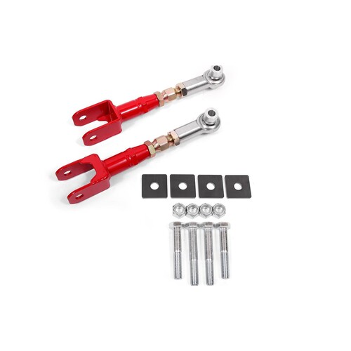 BMR Suspension 2015-2023 S550 Mustang Toe Rods, Rear, On-Car Adjustable, Rod Ends  Part# BMR-TR005R