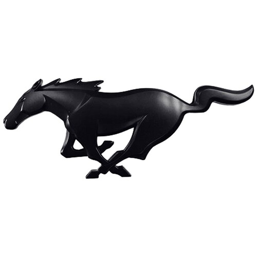 S550 Mustang Front Grille Pony Emblem - Black. Part# EM3Z-8A224