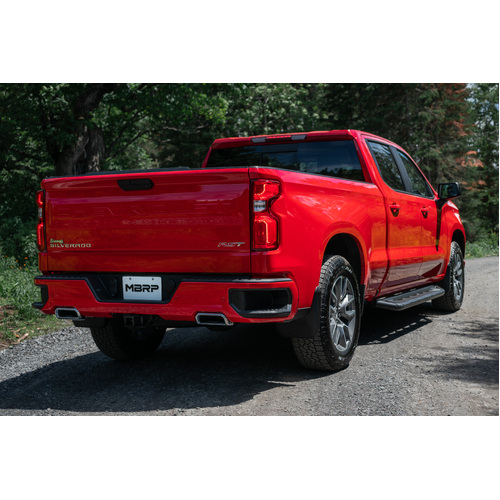 MBRP 2019-2025 Chevrolet Silverado 1500 LTZ and Trail Boss 6.2L Cat-Back Exhaust Part # S5065AL