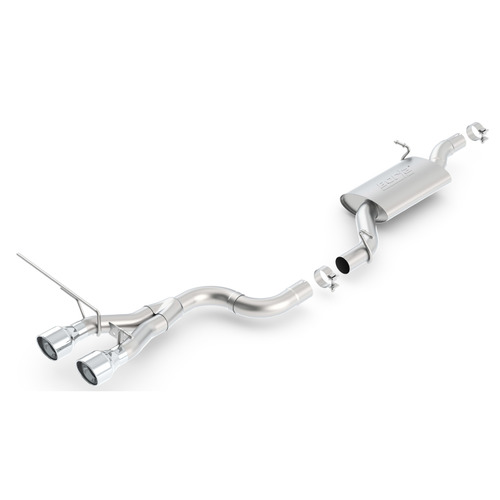 BORLA® Volkswagen MK6 GOLF R '12-'13 2.0L Turbo AWD Cat-Back™ Exhaust Polished Tip part # 140498