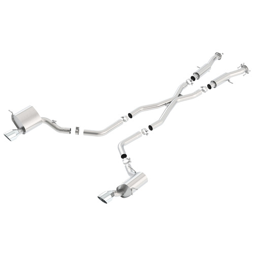 BORLA® Jeep Grand Cherokee SRT 2015-2021 Cat-Back™ Exhaust ATAK® 2.75" - Polished Tip part # 140633