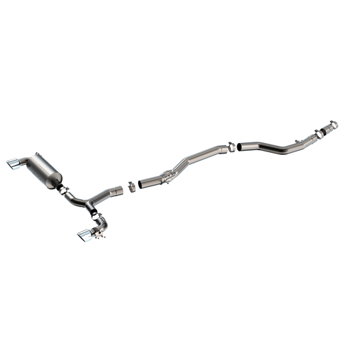 BORLA® Toyota GR Supra 2020-2025 Cat-Back Exhaust System ATAK Polished Tips Part # 140826