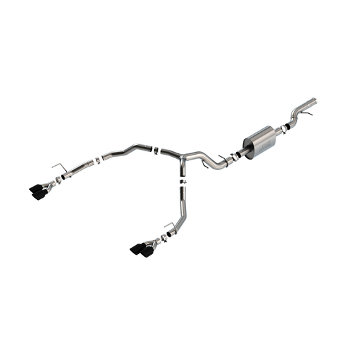 BORLA® GMC Yukon Denali 2021-2025 Cat-Back Exhaust S-Type Black Tips part # 140859BC
