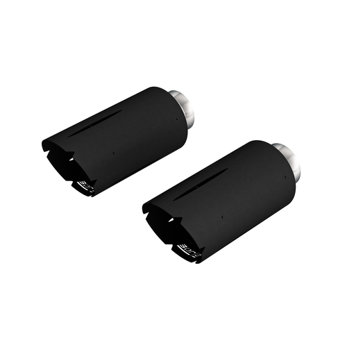 BORLA® RAM 1500 Laramie DT 3.0L 6 Cyl  Brawler Style Black Coated Tip Kit 2025-2026 # 60754BRCB