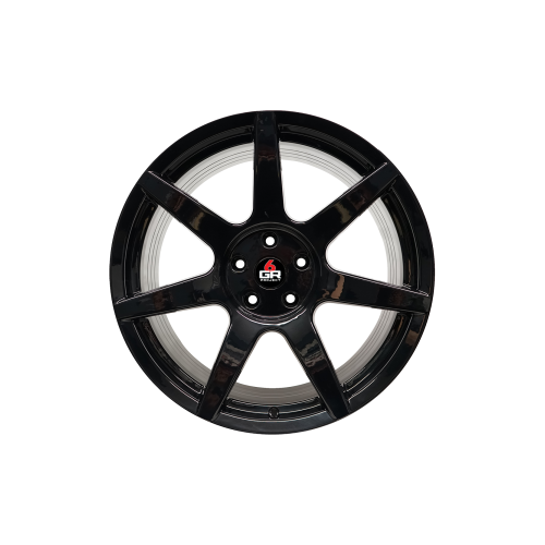 Project 6GR Wheels 7 Spoke Gloss Black 19 x 10 Front & 19 x 11 Rear