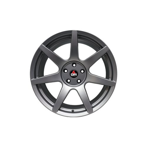 Project 6GR Wheels 7 Spoke Satin Graphite 19 x 10 Front & 19 x 11 Rear