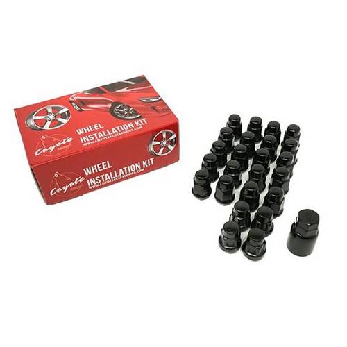 BLACK WHEEL LUGS / NUTS 14×1.5MM  #871648BLK