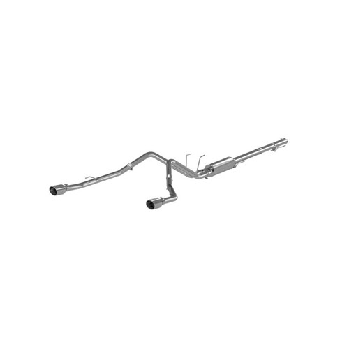 MBRP 2019-2023 Ram DS Series 1500 5.7L Cat Back Exhaust - Through Bumper Polished Tip Part # S5146AL